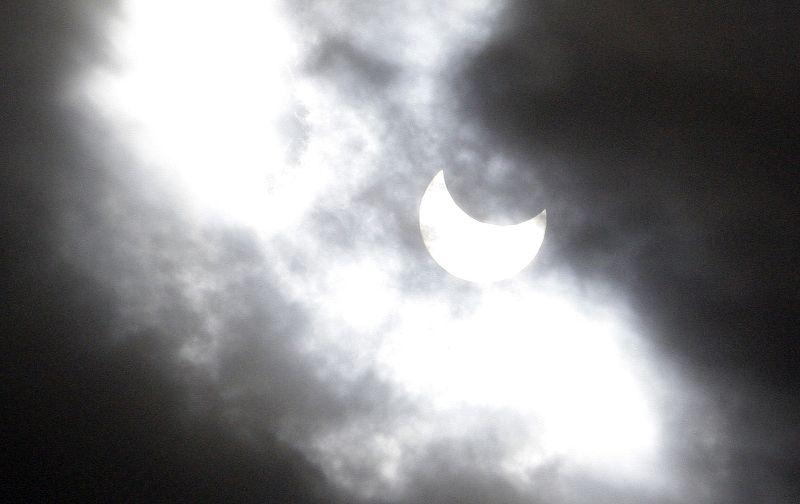 Year's first partial solar eclipse visible across the Middle East ...