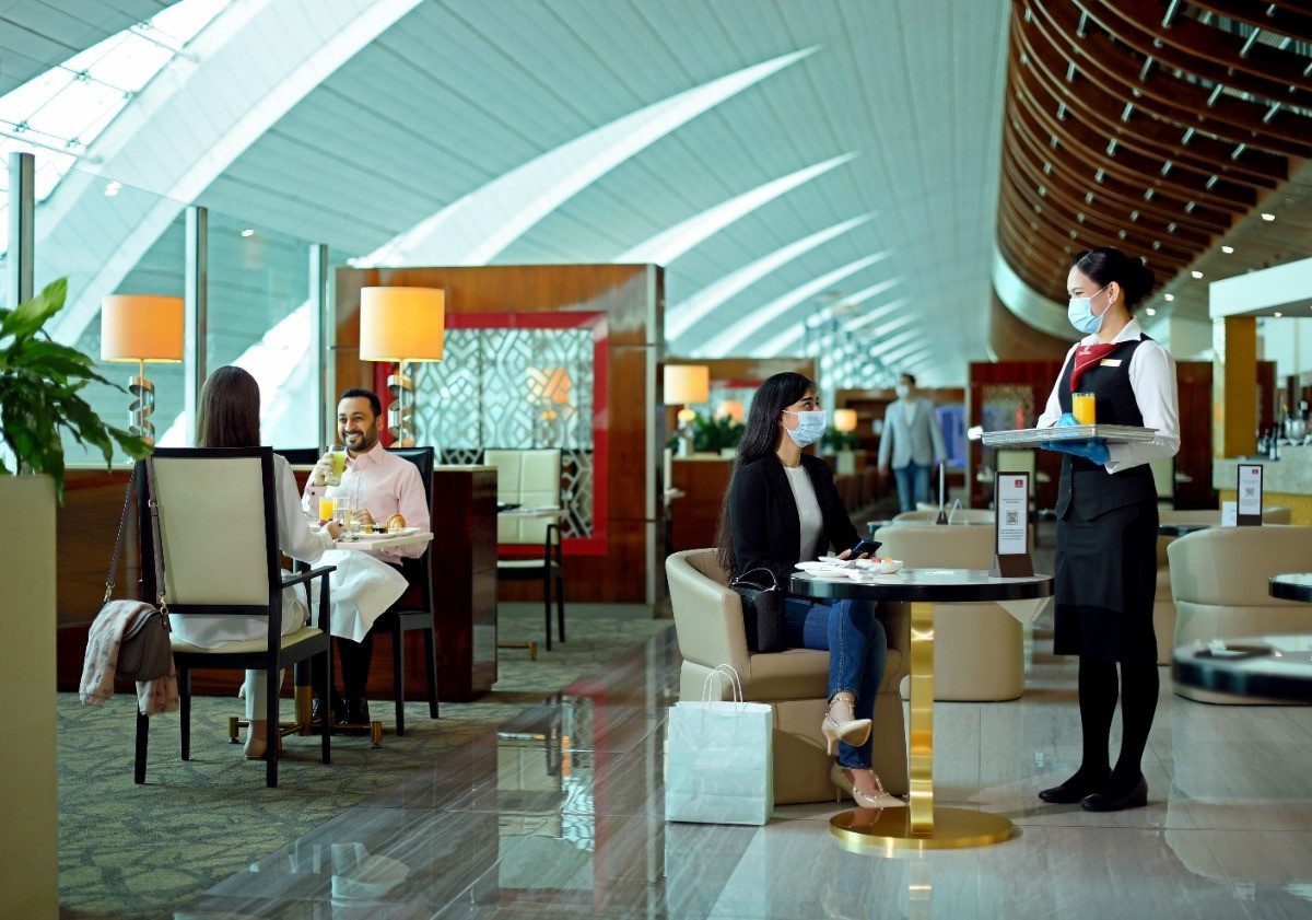 Emirates lounge