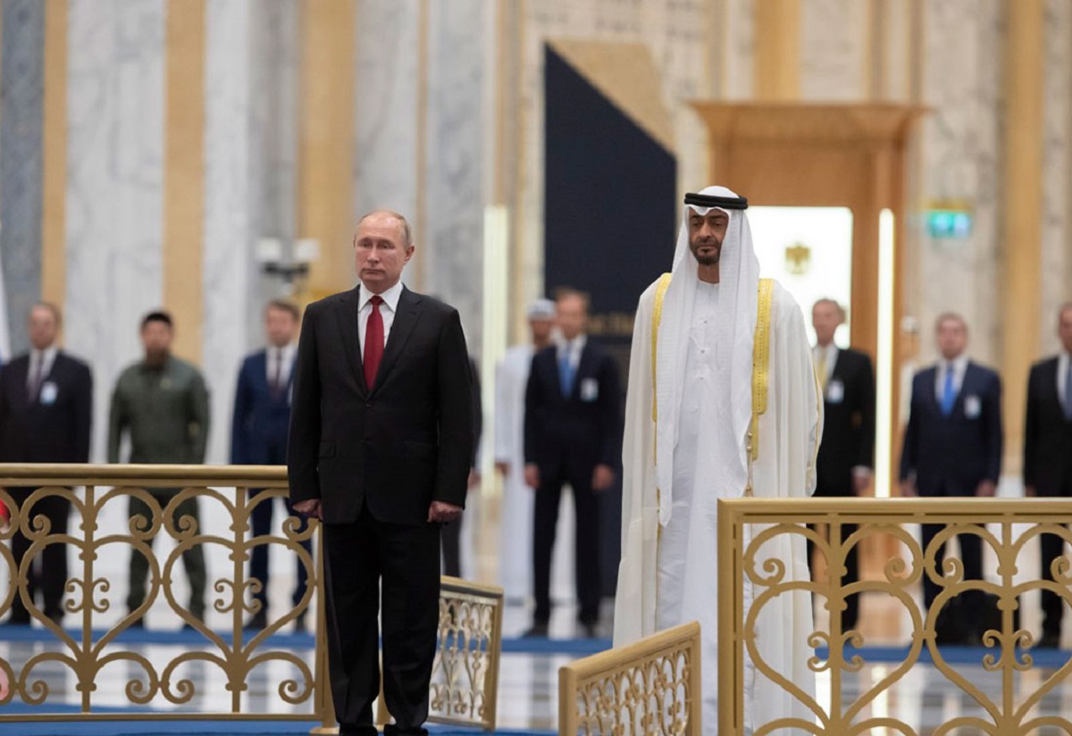 Abu Dhabi Crown Prince Putin russia Ukraine crisis