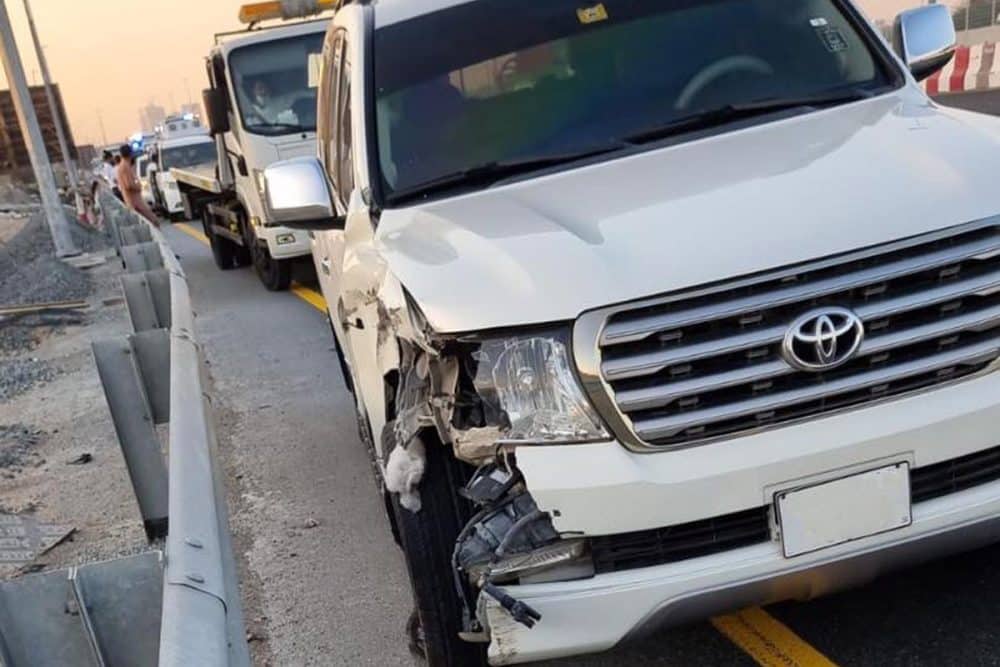 dubai police accident report phone number