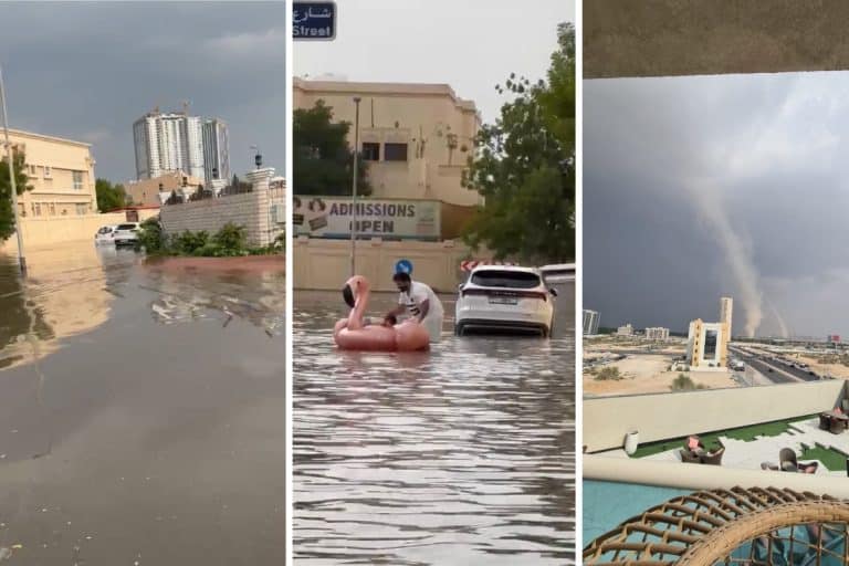 Dubai storm Tornadoes, floods and heavy rain seen by UAE residents