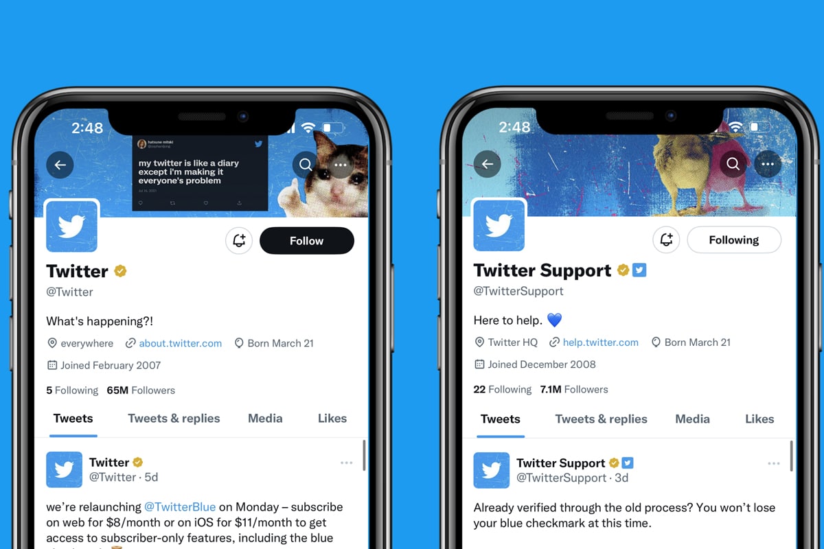 Twitter Blue for Business