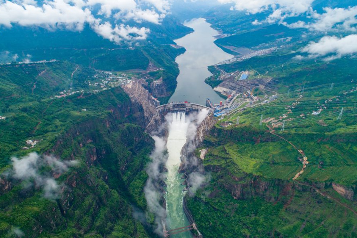 china baihetan hydropower plant