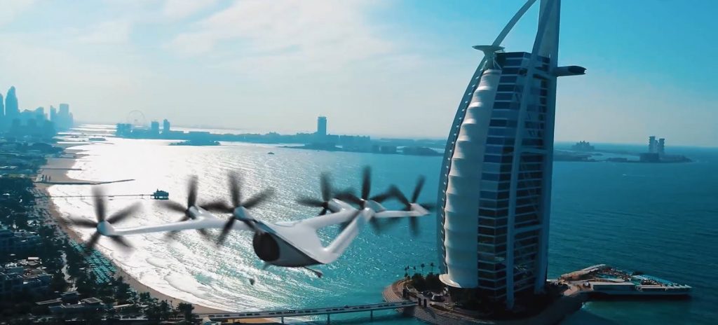 Dubai flying taxi