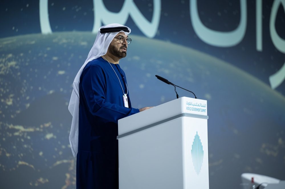 UAE WGS Mohammad Abdullah Al Gergawi, the UAE Minister of Cabinet Affairs, and Chairman of World Government Summit (WGS) Organisation