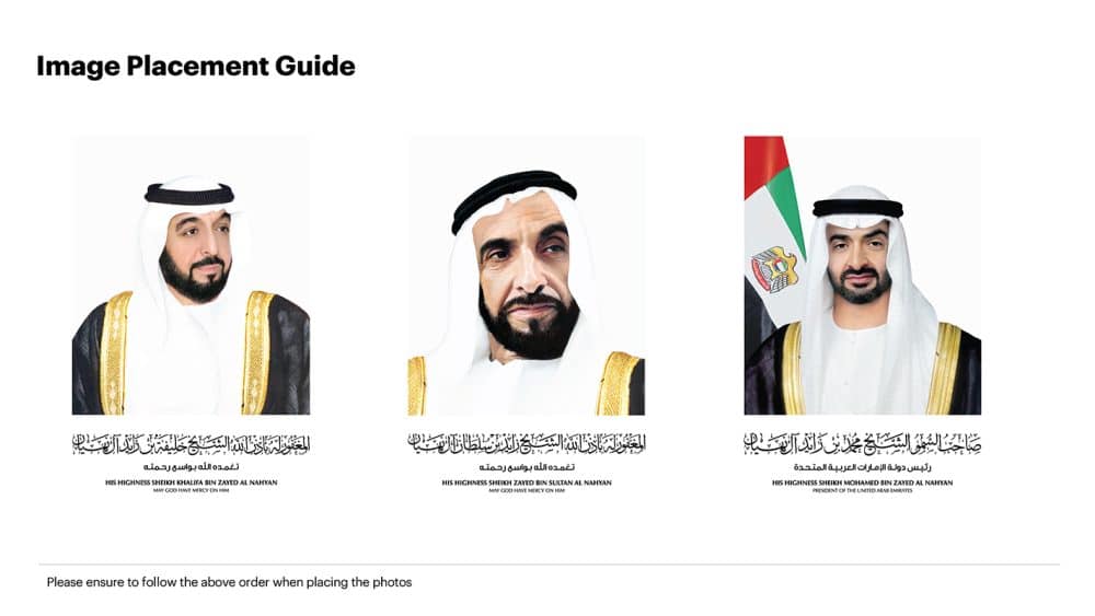 Abu Dhabi: New UAE Rules For Displaying Royal Family Pictures