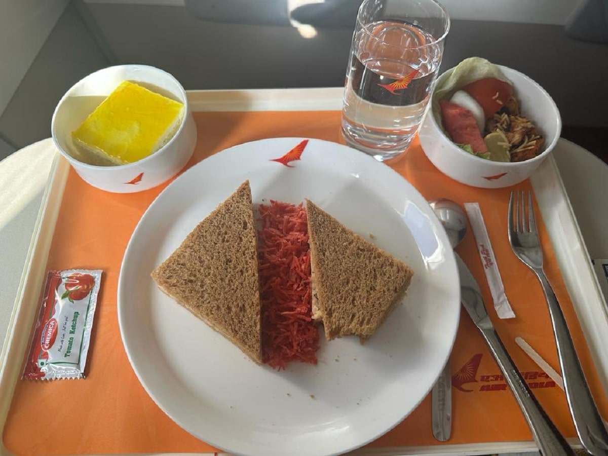 Air India Celebrity chef Sanjeev Kapoor slams airline meal