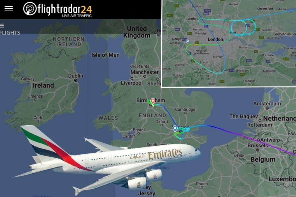 Emirates Dubai to London flights forced to make emergency diversions