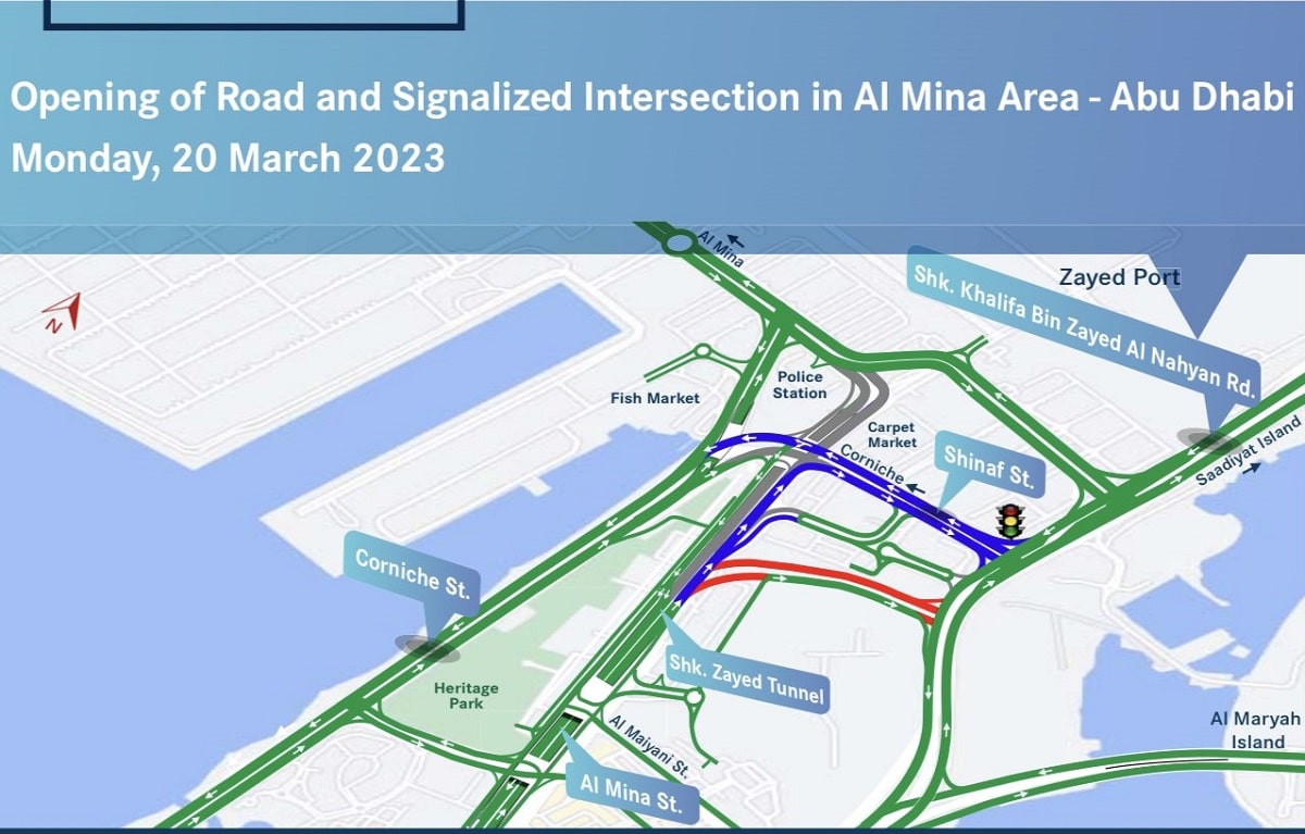 Abu Dhabi roads