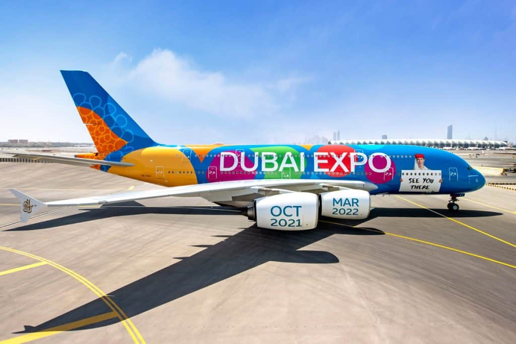 Emirates Expo 2020 livery