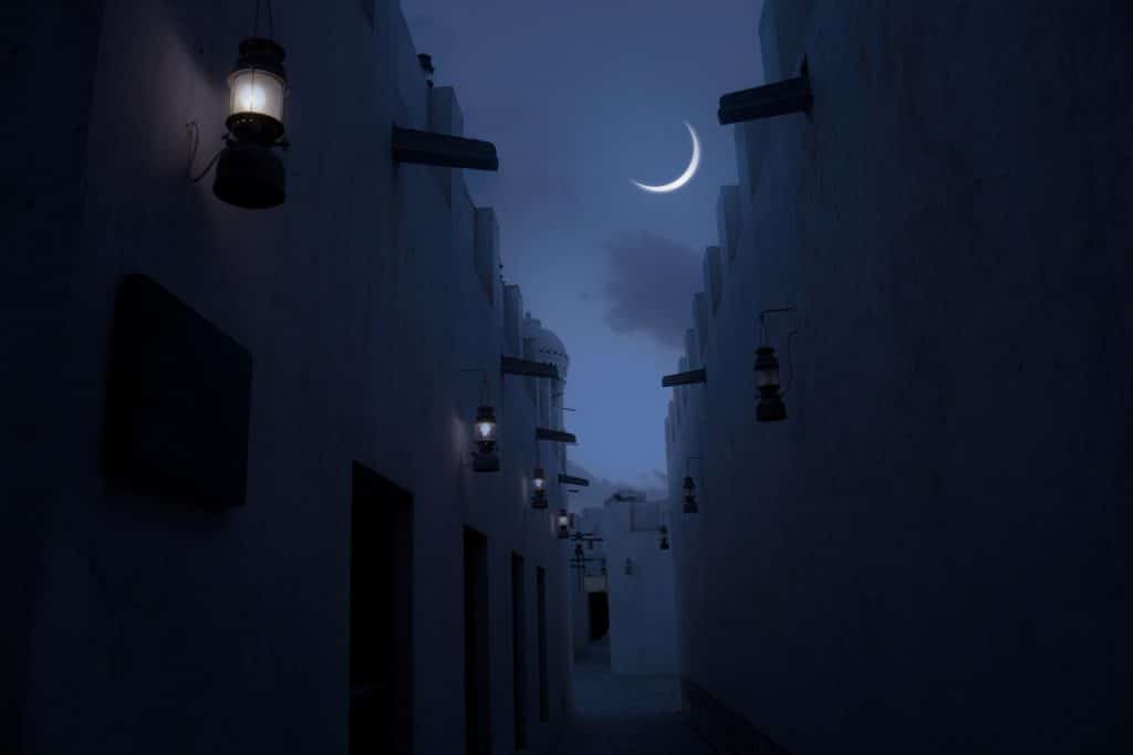 ramadan crescent moon qatar