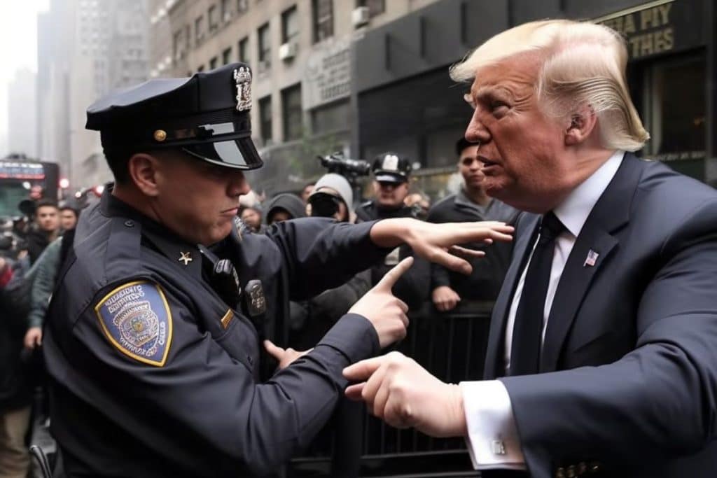 Donald Trump Arrested Twitter Goes Wild With Doctored Pictures Arabian Business Latest News 