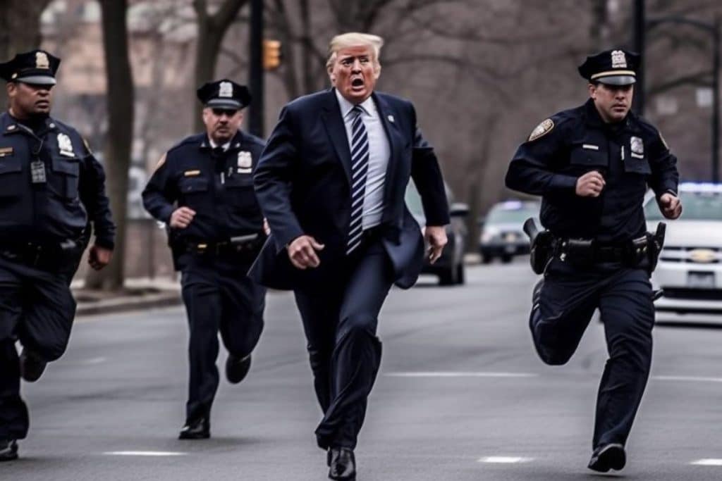 Donald Trump Arrested Twitter Goes Wild With Doctored Pictures Arabian Business Latest News 2879