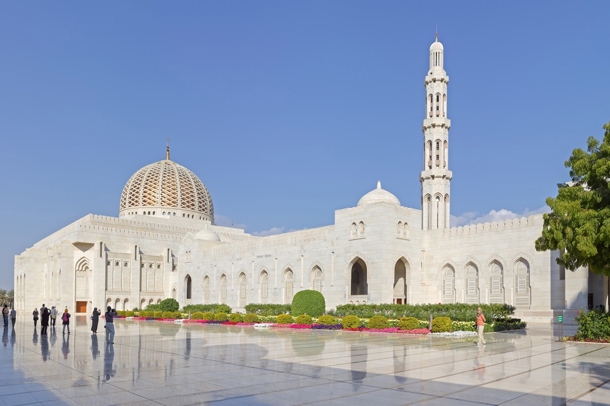 Eid Al-Fitr Sultan Qaboos Grand Mosque Oman