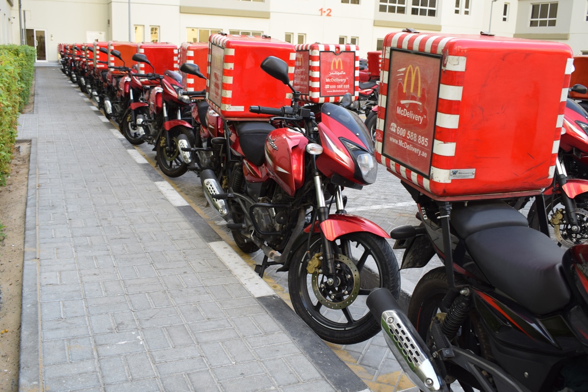 Food delivery clearance bikes