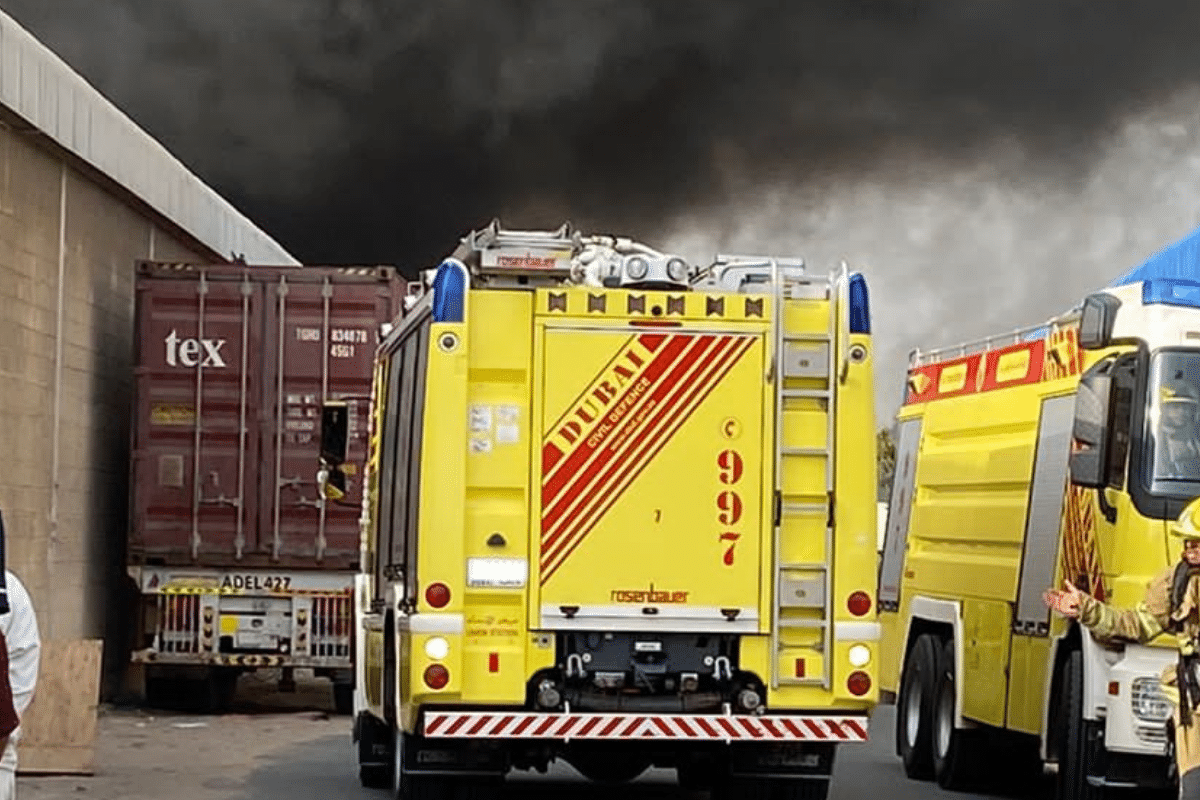 Dubai Fire Warehouse Blaze Covers City In Thick Smoke Arabian Business Latest News On The 