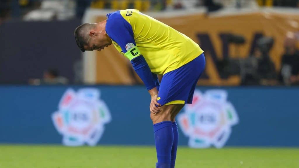 Cristiano Ronaldo’s Al Nassr knocked out of cup by 10-man Al Wehda in Saudi Arabia