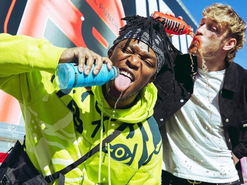 Logan Paul and KSI Prime Hydration