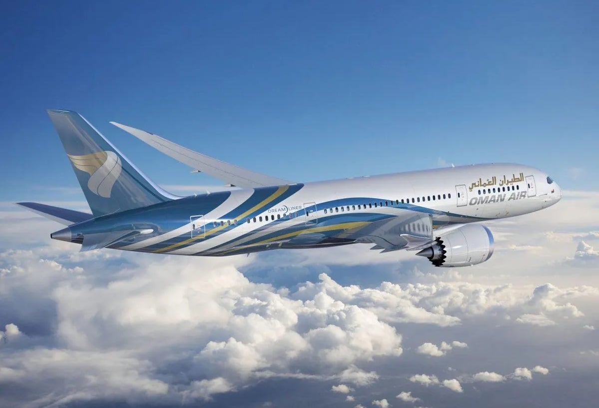 oman air travel with infant