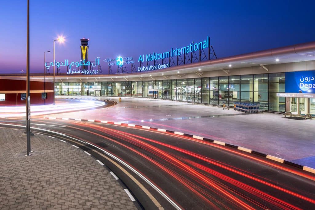 Al Maktoum International Airport or Dubai World Central (DWC)