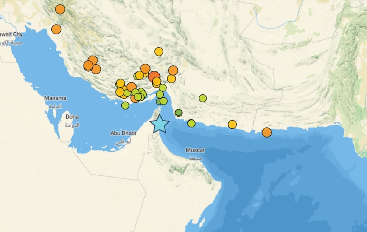 UAE earthquake