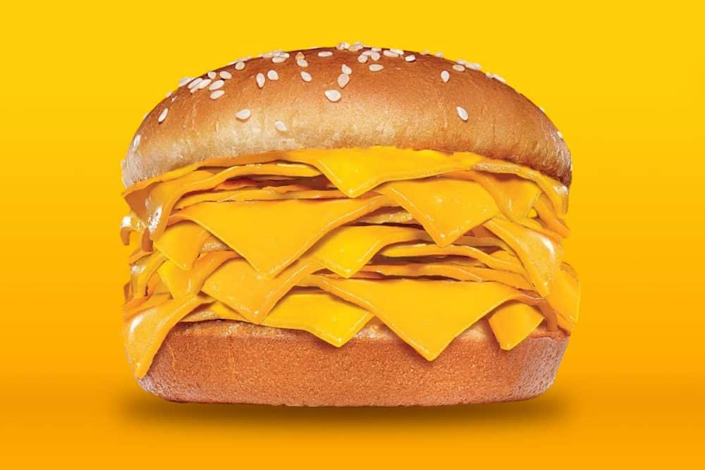 Burger King reveals new burger with 20 slices of cheese Arabian