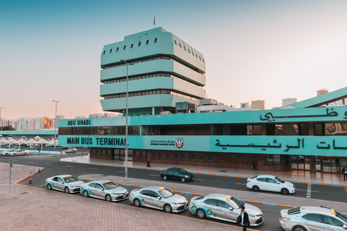 Abu Dhabi Bus Terminal and Taxi Stand