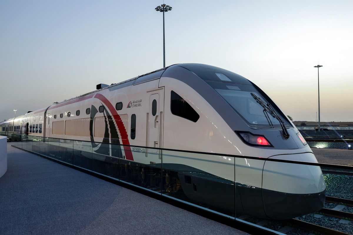 Etihad Rail UAE train Dubai Abu Dhabi