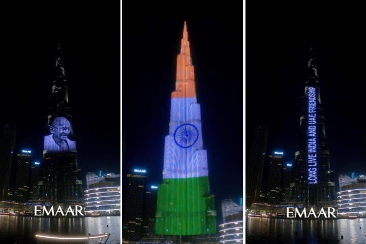 India Independence Day 2023 Burj Khalifa Dubai