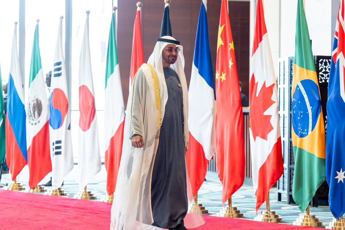 UAE President Sheikh Mohamed bin Zayed Al Nahyan at the G20 Summit