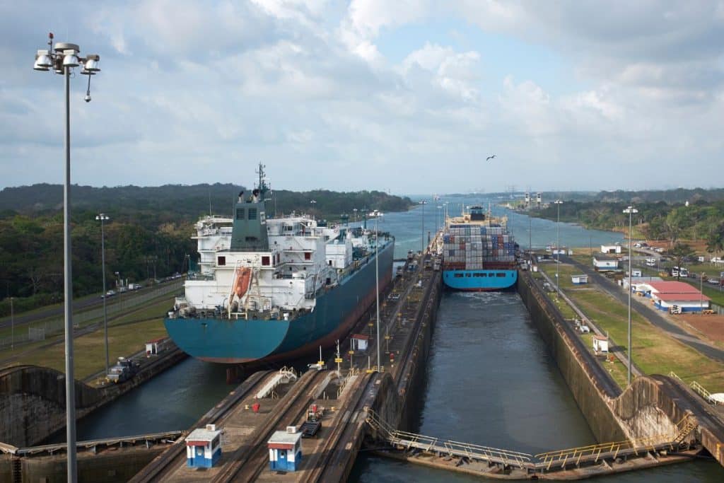 Panama Canal To Restrict Vessel Traffic Into 2024 Due To Water Shortage   Panama Canal 1024x683 