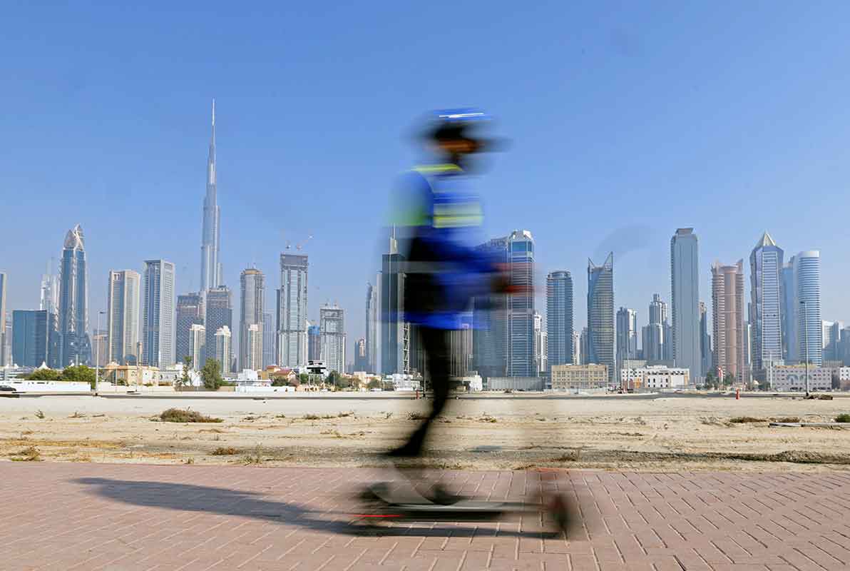 Dubai Police scooter