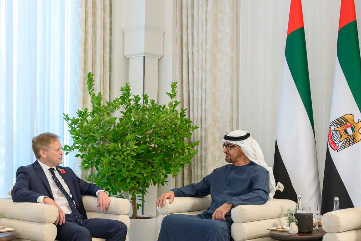 High-Level Meeting in Abu Dhabi: UAE President and UK Defence Secretary