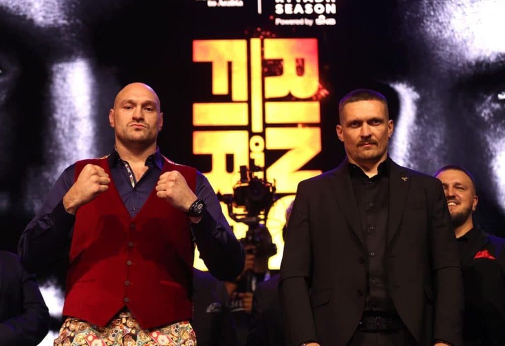 Tyson Fury And Oleksandr Usyk Announce Undisputed Heavyweight Title ...