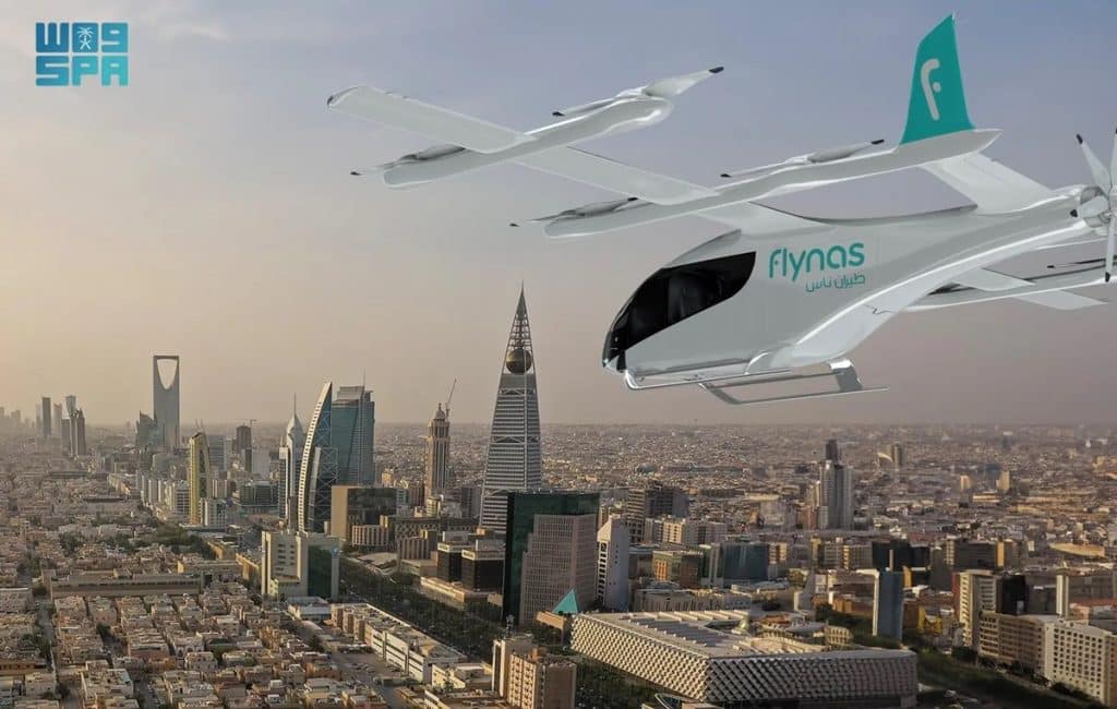 Flying Taxis In Saudi Arabia Flynas Teams Up With Eve Air Mobility To   Saudi Flynas 1024x650 