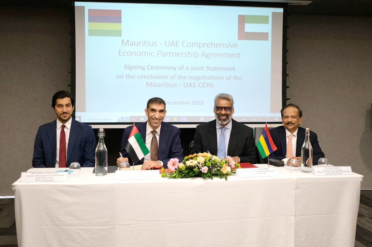 UAE Mauritius CEPA trade deal