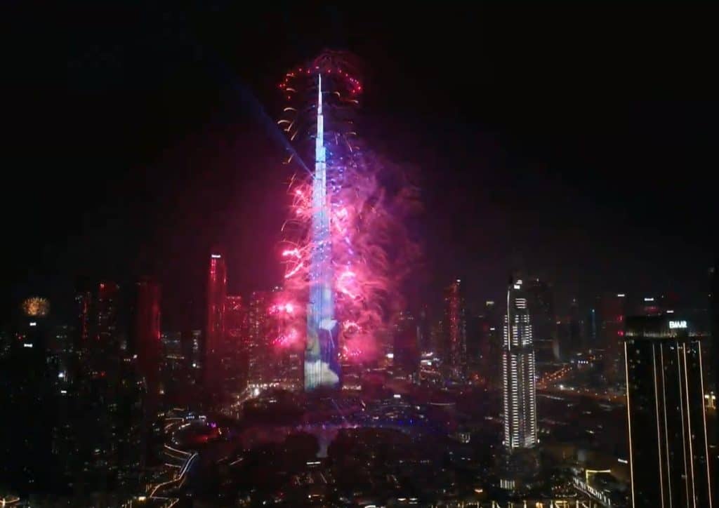 WATCH Dubai 2024 New Year’s fireworks Burj Khalifa display Arabian