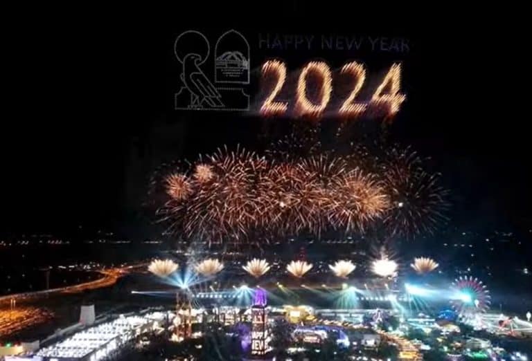 WATCH Abu Dhabi New Year’s 2024 fireworks; recordbreaking display