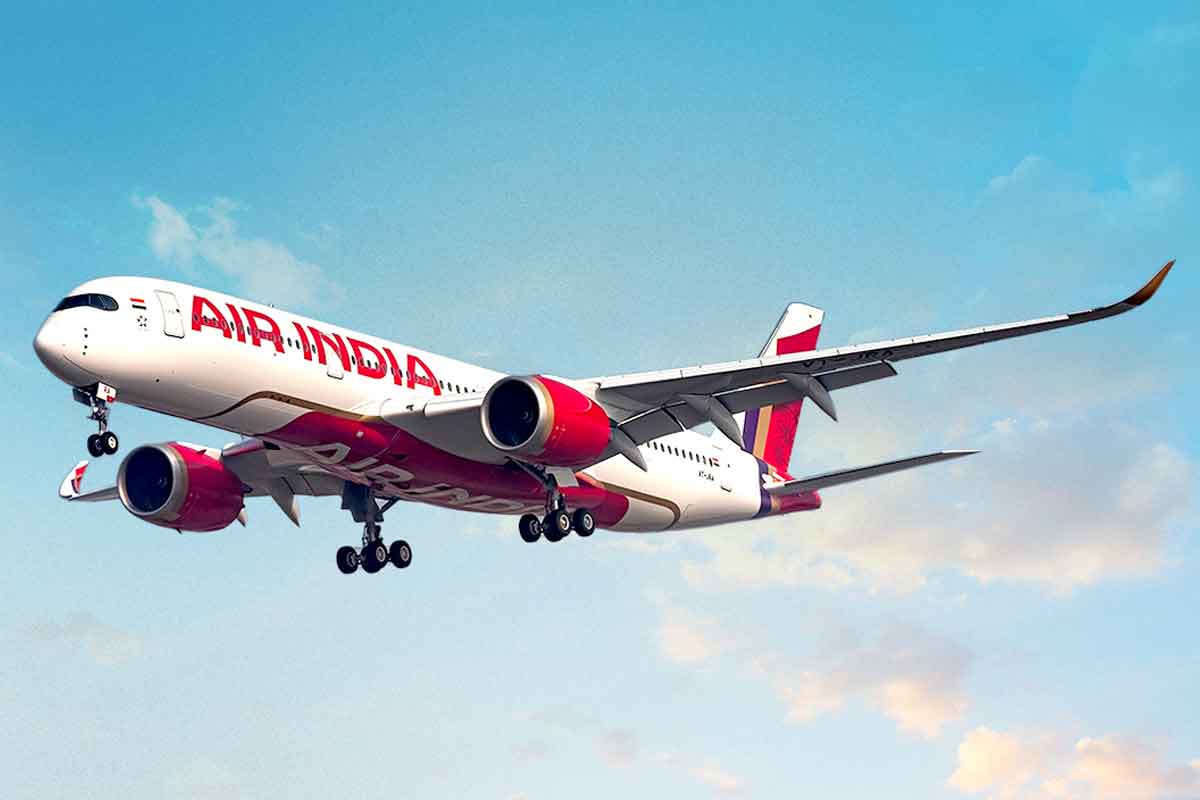 Air India's first wide-body A350-900 aircraft lands in national