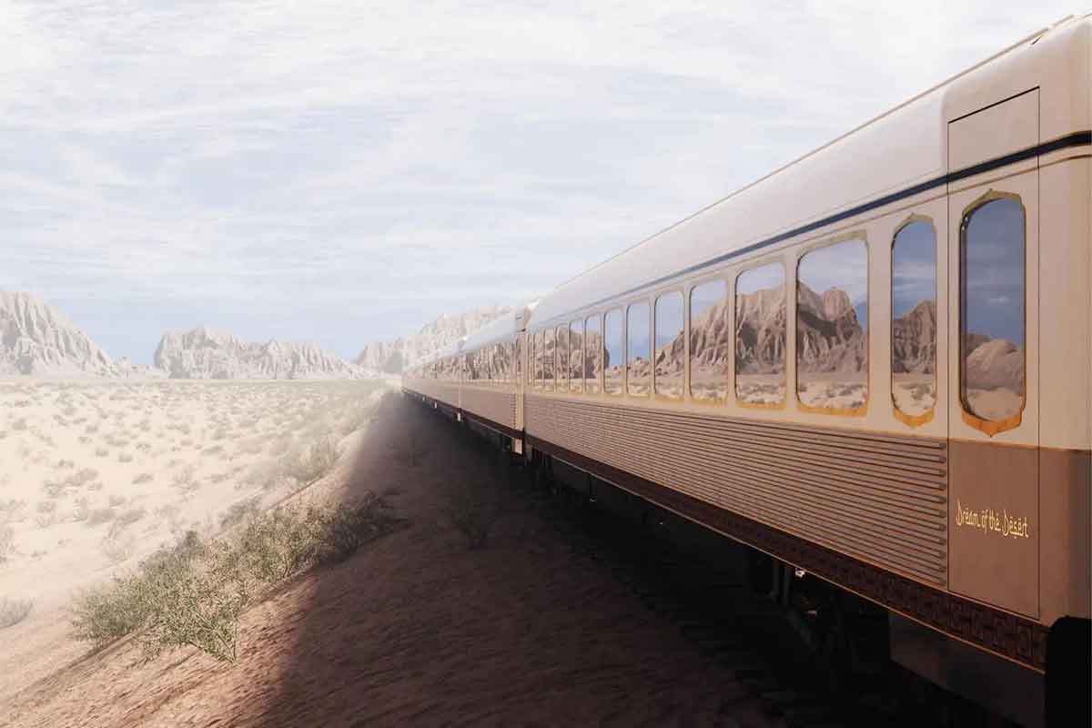 Saudi Arabia's luxury train service Desert Dream