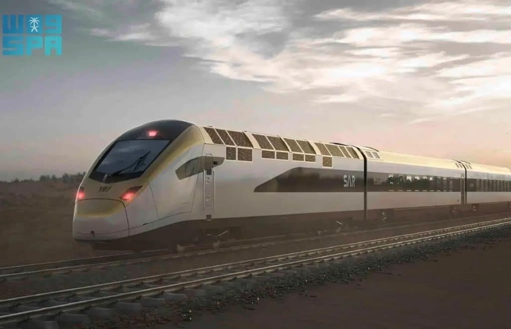 Saudi Arabia Railways train 