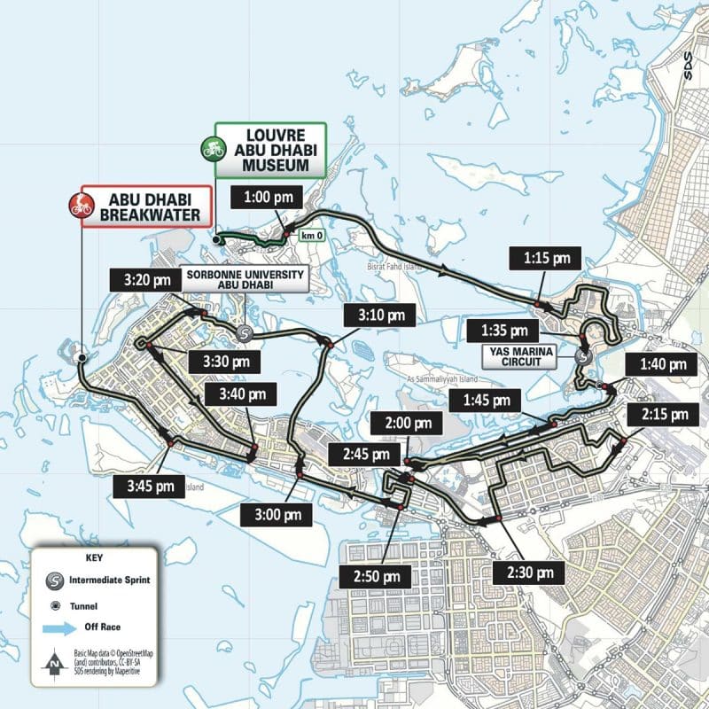 Major Abu Dhabi Road Closures For UAE Tour 2024 On Saturday Arabian   UAE Tour 2024 Abu Dhabi Road Closures 800x800 