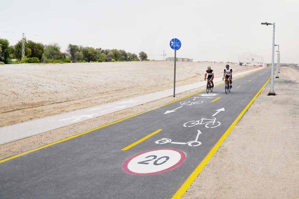 Dubai launches new cycle tracks, 1,000km of paths planned with Marina ...