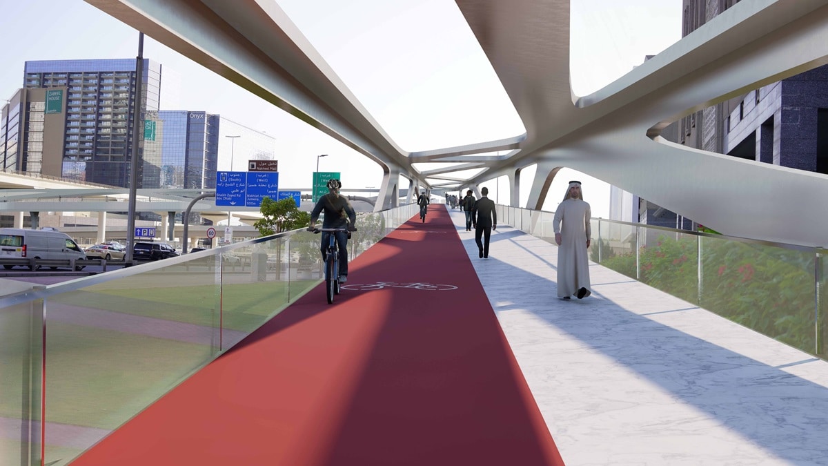 Dubai announces 13.5km cycle track with new bridges over Sheikh Zayed ...