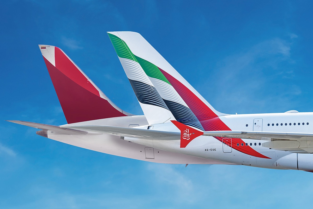 Emirates codeshare partnership