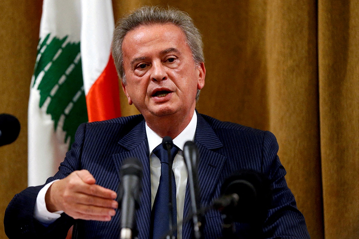 ex-Lebanon central bank chief Riad Salameh