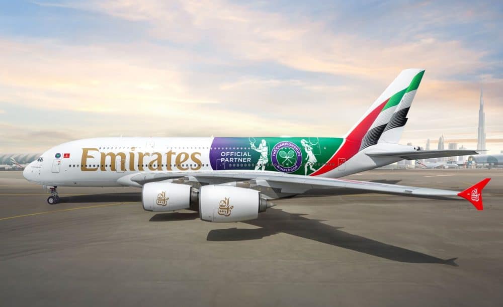 Emirates announces Wimbledon sponsorship: Live tennis shown on journeys ...