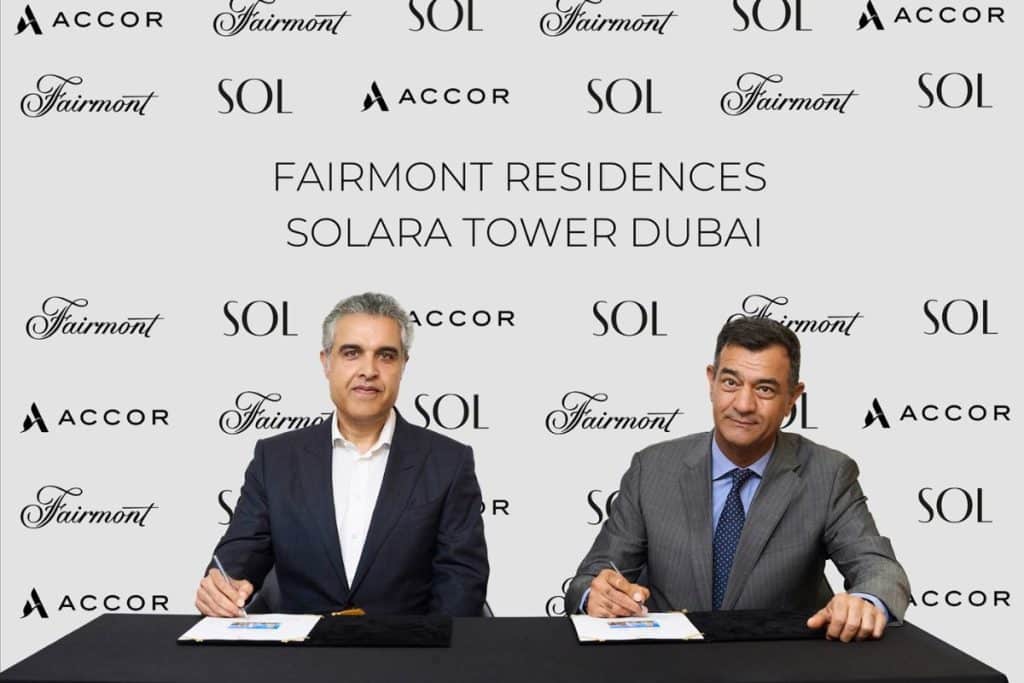 Fairmont Residences Solara Tower Dubai Signing Ceremony