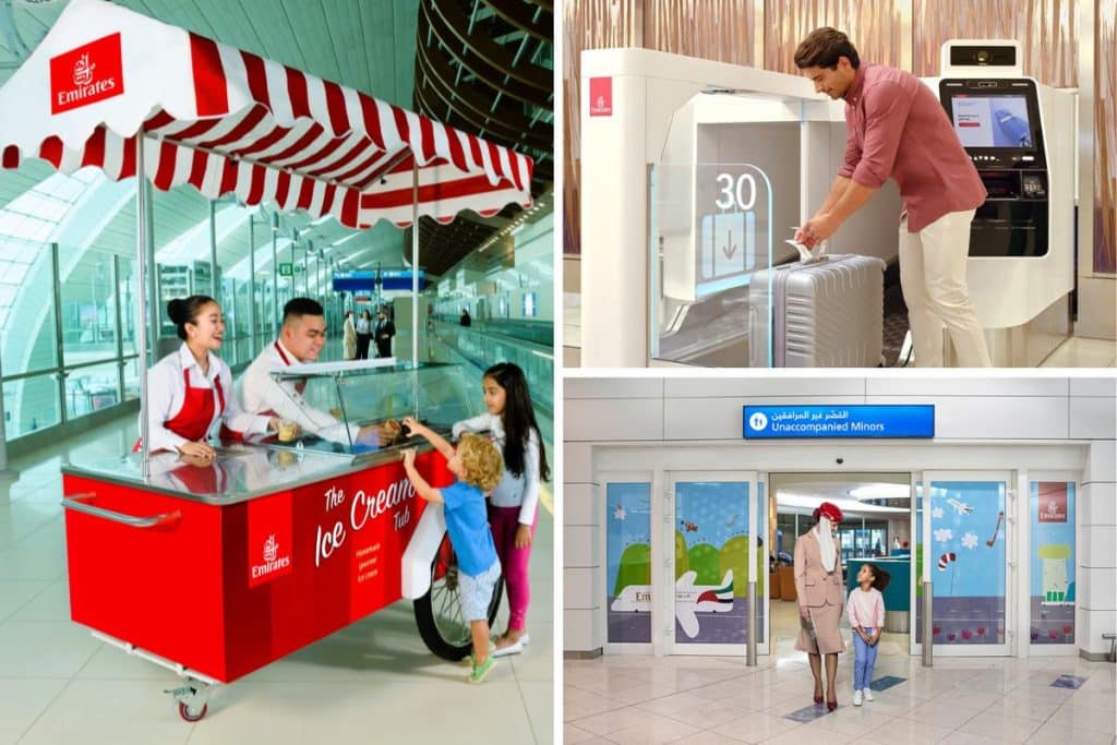 Emirates travel tips: Remote check-in, free ice cream, luggage drop-off ...