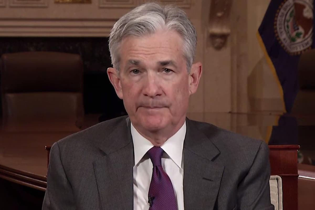 US Federal Reserve Chair Jerome Powell